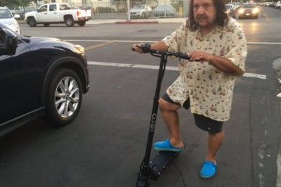 Ron Jeremy Peddles Scooters