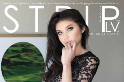 Brenna Sparks Scores Cover & Feature in Iconic Mainstream Mag StripLV