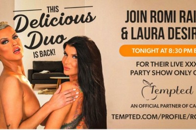 TEMPTED.COM TO HOST ICONIC DUO ROMI RAIN & LAURA DESIRÉE LIVE