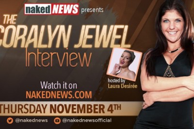 November Heats Up with Coralyn Jewel Appearing on Naked News